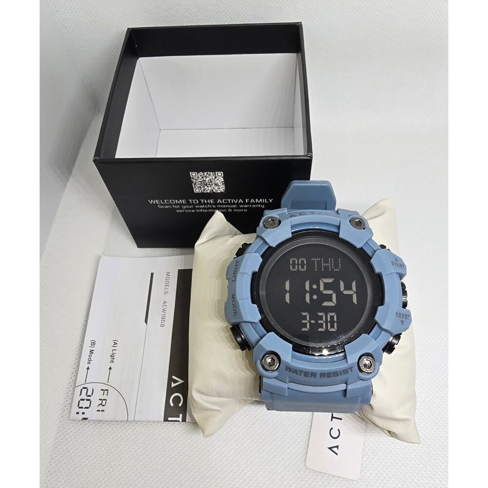 Activa Kadron X Invicta Digital Men’s Watch 53mm Blue ACW1968-007 - Picture 2 of 7